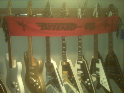 Blizzard of Ozz Scarf w/ Mike Adamany Gtrs