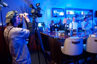 Pictured: Kelly Garni on set (Lounge One, Los Angeles CA)
