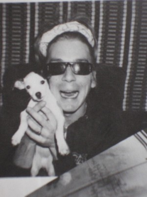 Randy with his pet dog..jpg